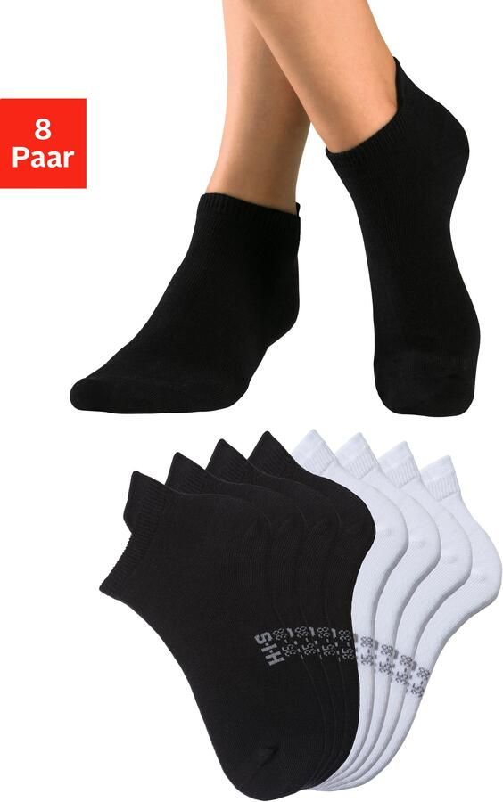 H.I.S Sneakersokken met verlengd boord aan de achterkant (set 8 paar) - Foto 10