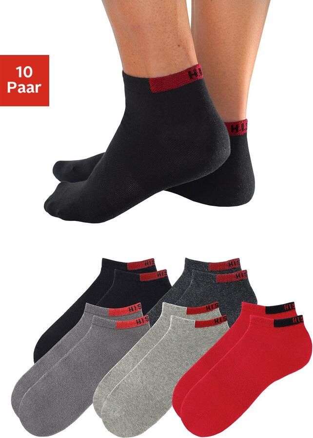 H.I.S Sneakersokken met versterkte belastingzones (set 10 paar) - Foto 3