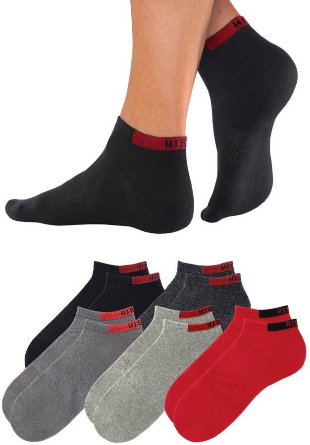 H.I.S Sneakersokken met versterkte belastingzones (set 10 paar)