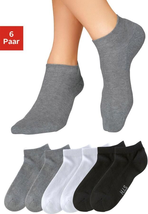 H.I.S Sneakersokken met zachte frottézool (set 6 paar) - Foto 6
