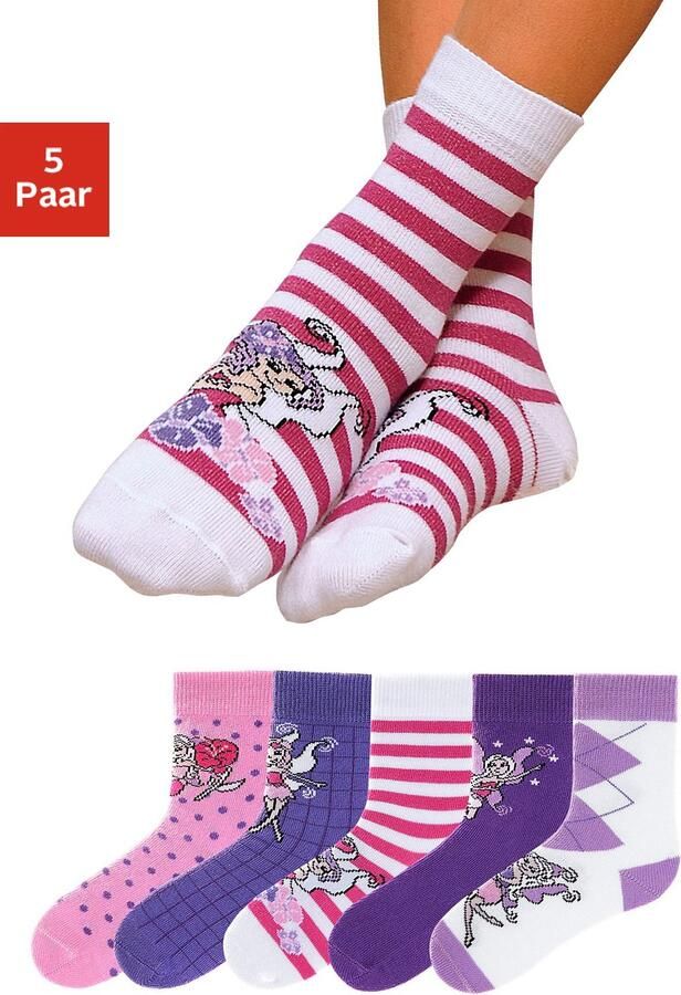 H.I.S Sokken in 5 kleurrijke designs (set 5 paar) - Foto 3