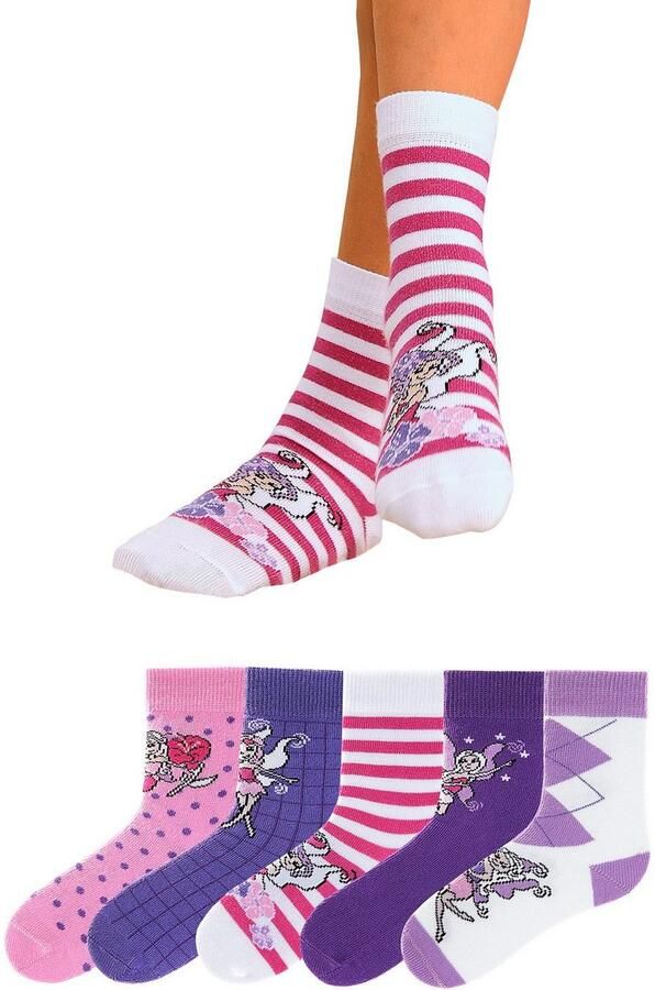 H.I.S Sokken in 5 kleurrijke designs (set 5 paar) - Foto 2