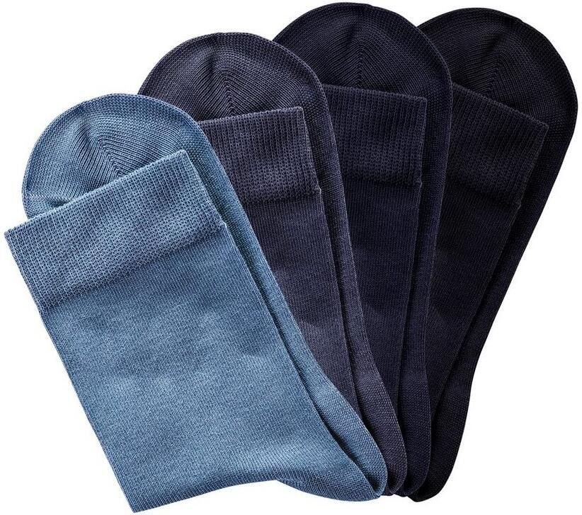 H.I.S Sokken in verschillende kleurencombinaties (set 4 paar) - Foto 2