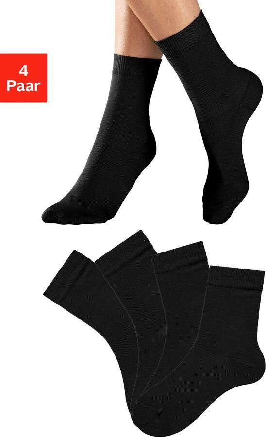 H.I.S Sokken in verschillende kleurencombinaties (set 4 paar) - Foto 9