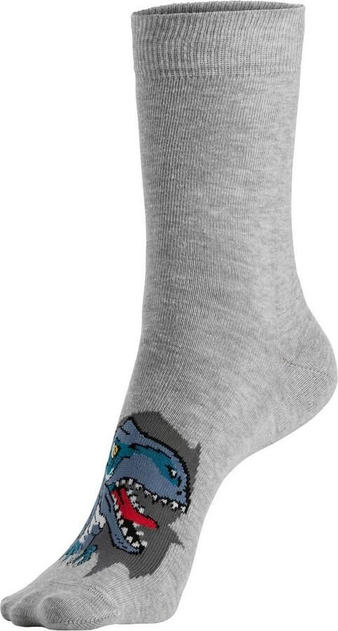 H.I.S Sokken met dinosaurusmotieven (set 5 paar) - Foto 9