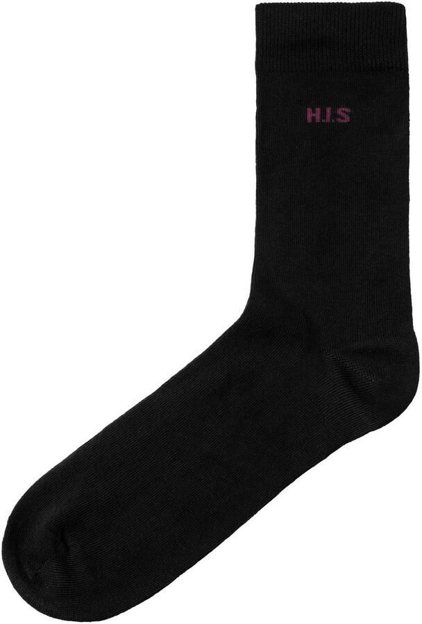H.I.S Sokken met gekleurde binnenkant van de band (set 10 paar) - Foto 3
