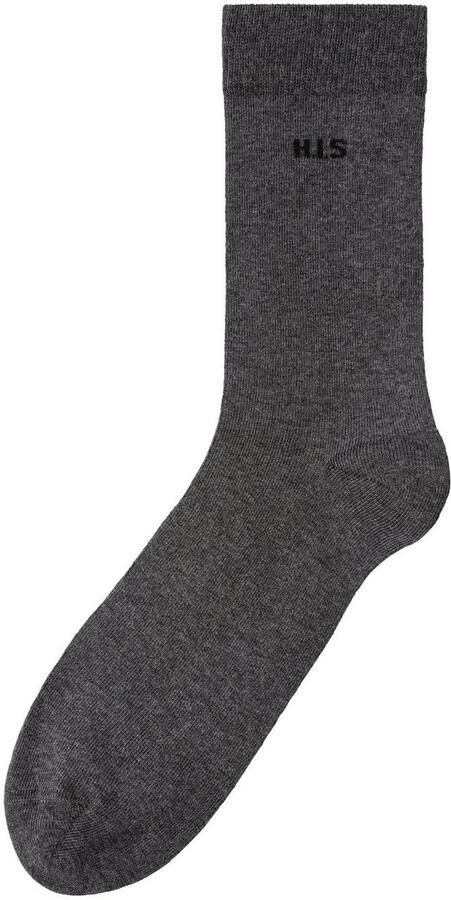 H.I.S Sokken met gekleurde binnenkant van de band (set 10 paar) - Foto 6