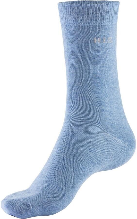 H.I.S Sokken met gekleurde binnenkant van de band (set 10 paar) - Foto 5