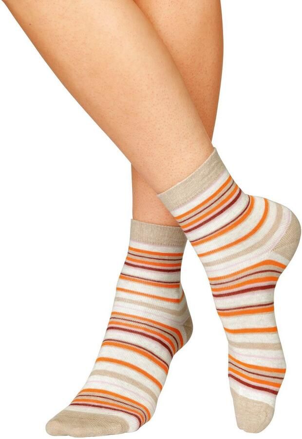 H.I.S Sokken met horizontale strepen (set 6 paar) - Foto 5