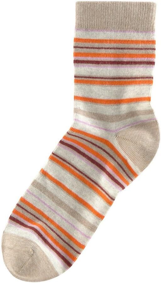 H.I.S Sokken met horizontale strepen (set 6 paar) - Foto 7