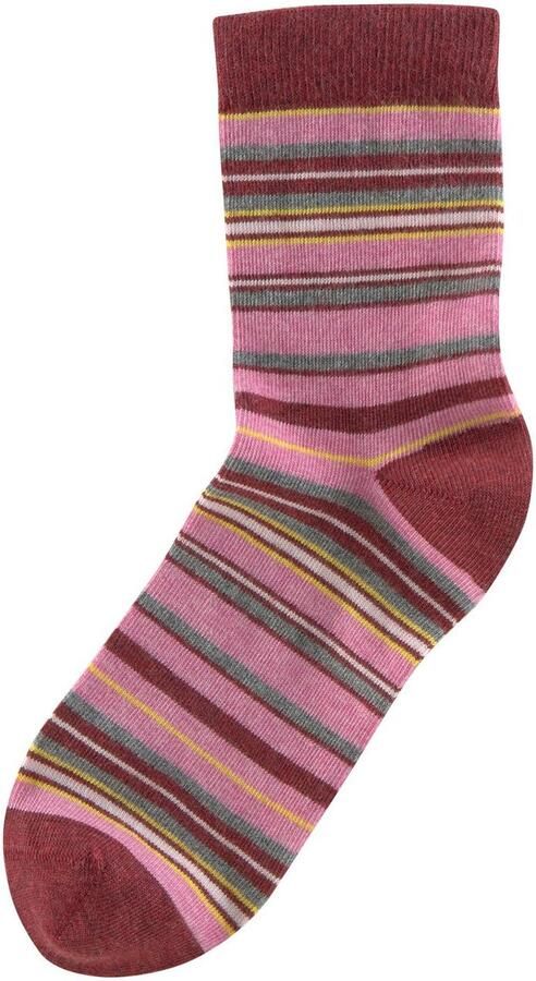 H.I.S Sokken met horizontale strepen (set 6 paar) - Foto 9