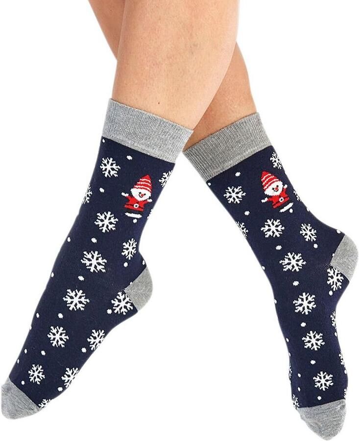 H.I.S Sokken met kerstdesign (set 3 paar)