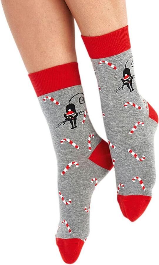 H.I.S Sokken met kerstdesign (set 3 paar) - Foto 3