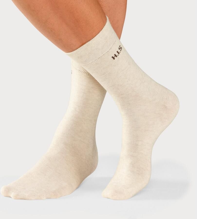 H.I.S Sokken met knelvrije boord (set 4 paar) - Foto 2