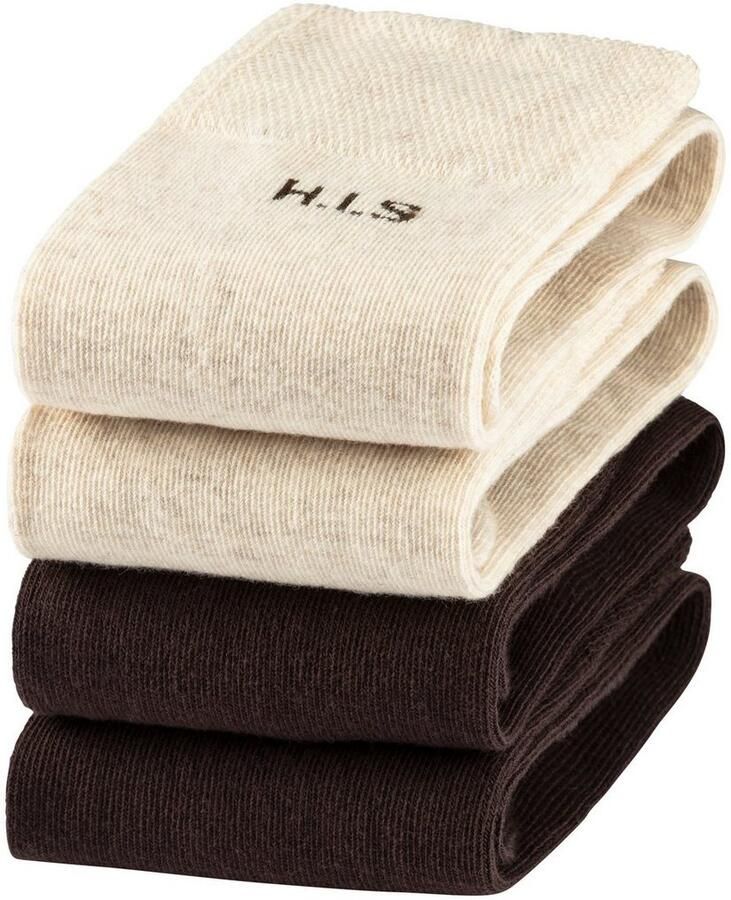 H.I.S Sokken met knelvrije boord (set 4 paar) - Foto 4