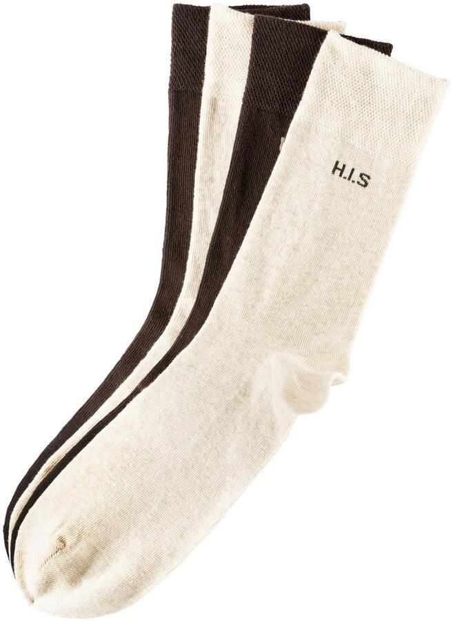 H.I.S Sokken met knelvrije boord (set 4 paar) - Foto 5