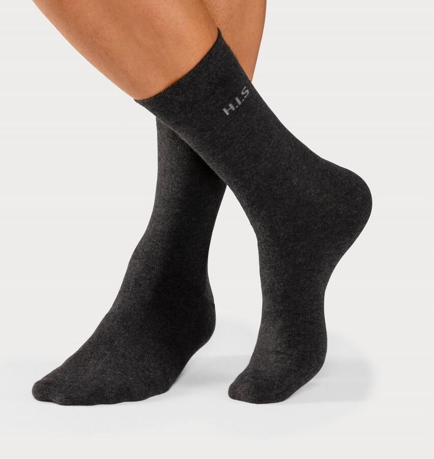 H.I.S Sokken met knelvrije boord (set 4 paar) - Foto 2