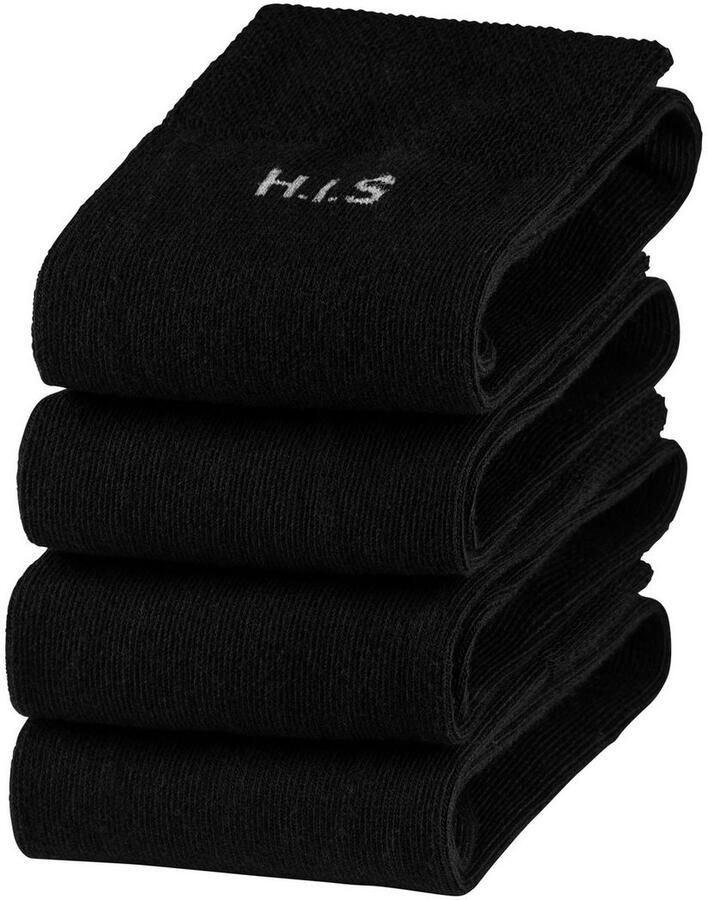 H.I.S Sokken met knelvrije boord (set 4 paar) - Foto 3