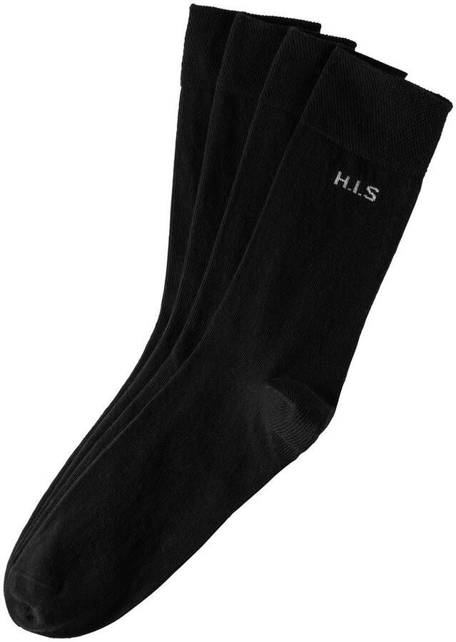 H.I.S Sokken met knelvrije boord (set 4 paar) - Foto 4