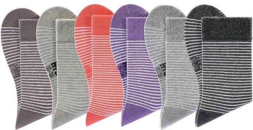 H.I.S Sokken met knelvrije boord (set 6 paar)