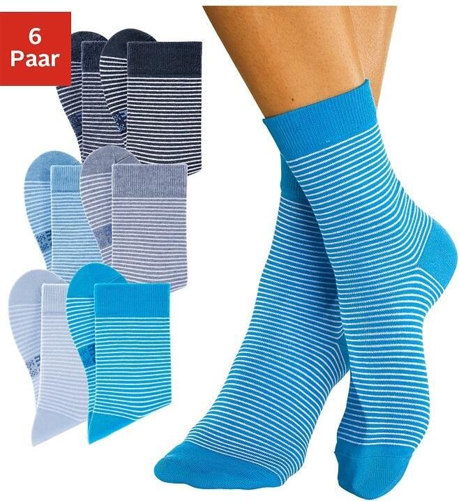 H.I.S Sokken met knelvrije boord (set 6 paar) - Foto 4