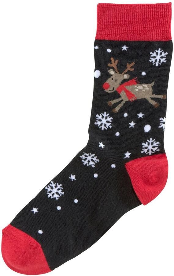 H.I.S Sokken met leuke kerstmotieven (set 3 paar) - Foto 5