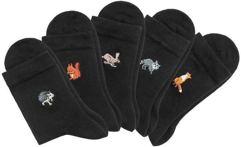 H.I.S Sokken met luxueus borduursel (set 5 paar) - Foto 5