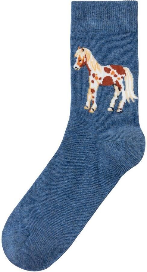 H.I.S Sokken Met verschillende paardenmotieven (set 5 paar) - Foto 8