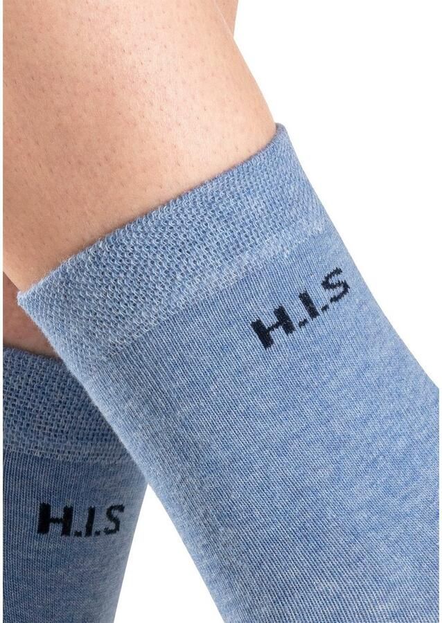 H.I.S Sokken zonder snijdende boord (set 4 paar) - Foto 7