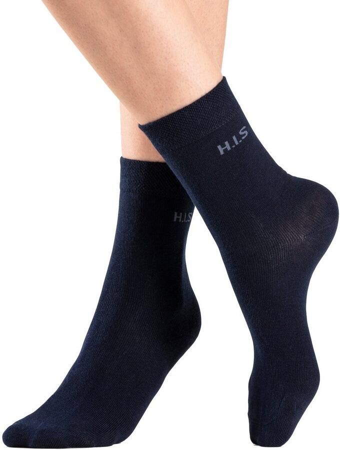 H.I.S Sokken zonder snijdende boord (set 4 paar) - Foto 4
