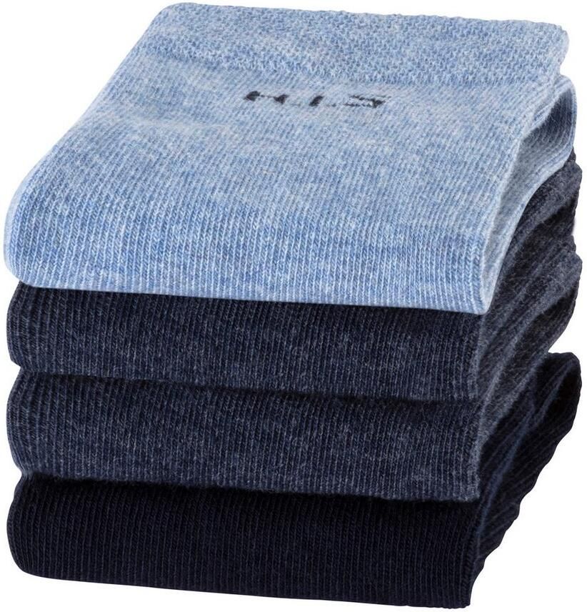 H.I.S Sokken zonder snijdende boord (set 4 paar) - Foto 2