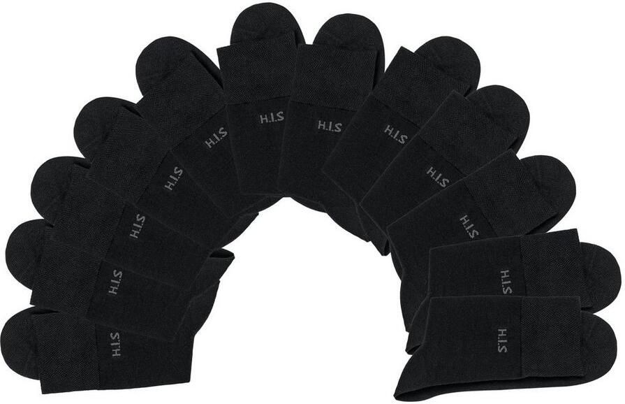 H.I.S Sokken zonder snijdende elastiek (set 12 paar) - Foto 3