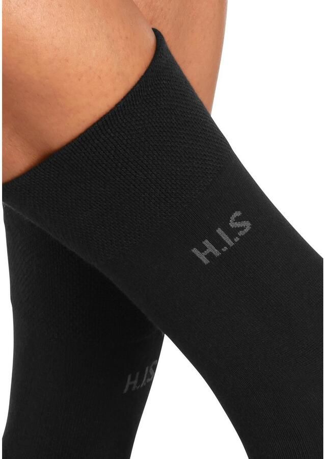 H.I.S Sokken zonder snijdende elastiek (set 12 paar)