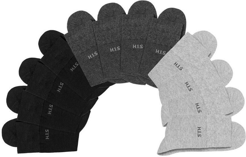 H.I.S Sokken zonder snijdende elastiek (set 12 paar) - Foto 5