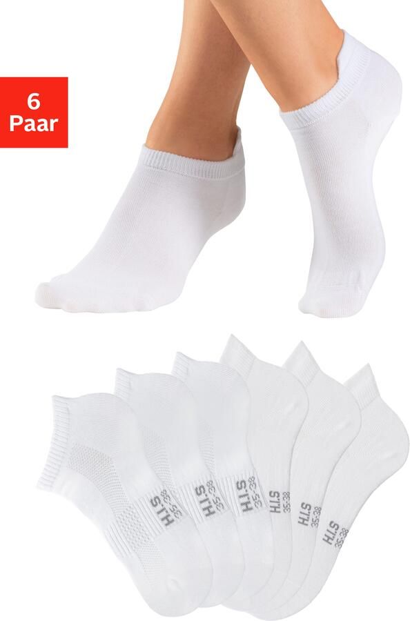 H.I.S Sportsokken Korte sokken en sneakersokken in één verpakking (set 6 paar) - Foto 9