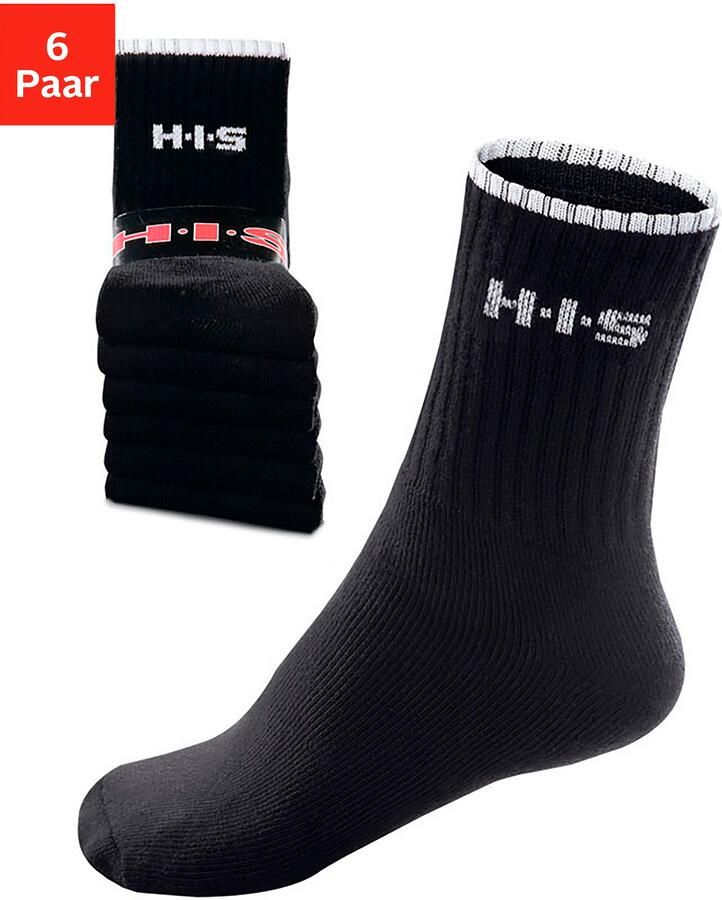 H.I.S Sportsokken met frotté & verstevigde drukzones (set 6 paar) - Foto 4
