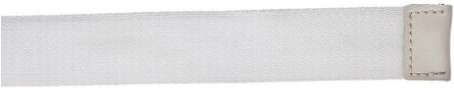 H.I.S Stoffen riem met d-ringen in wit - Foto 2
