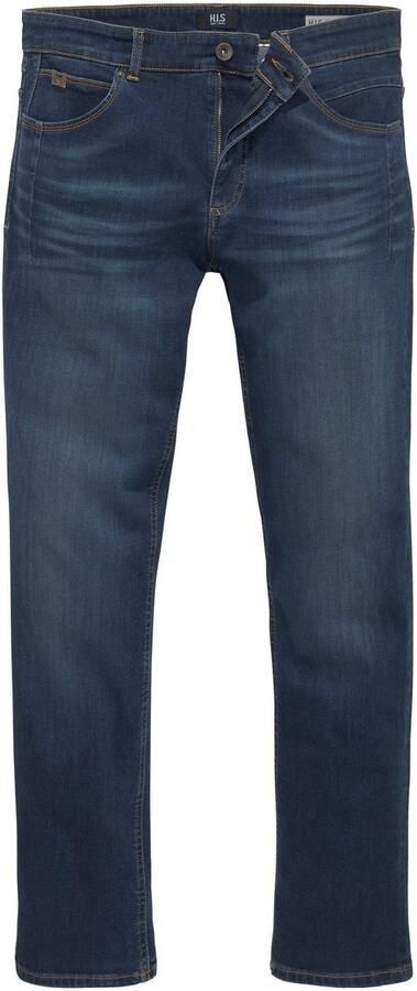 H.I.S Straight jeans DALE rechte broek met used-effecten lage taille - Foto 5