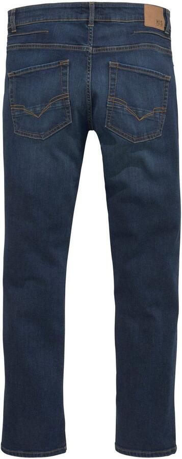 H.I.S Straight jeans DALE rechte broek met used-effecten lage taille - Foto 6