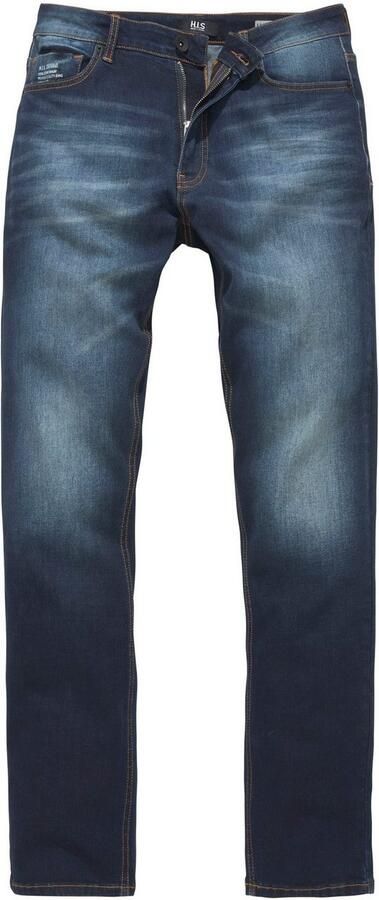 H.I.S Straight jeans DIX rechte pasvorm lage taille used-wassing - Foto 9