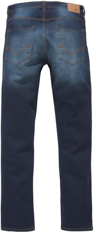 H.I.S Straight jeans DIX rechte pasvorm lage taille used-wassing - Foto 10