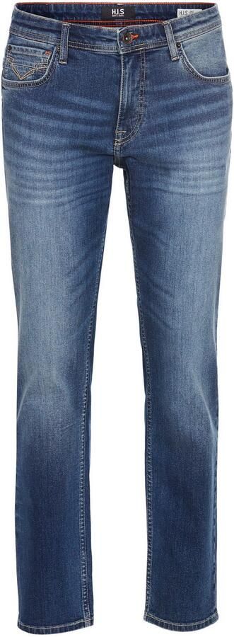 H.I.S Straight jeans NEW DALE rechte broek met used-effecten lage taille - Foto 5