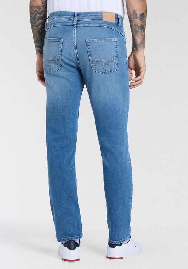 H.I.S Straight jeans NEW DALE rechte broek met used-effecten lage taille - Foto 2