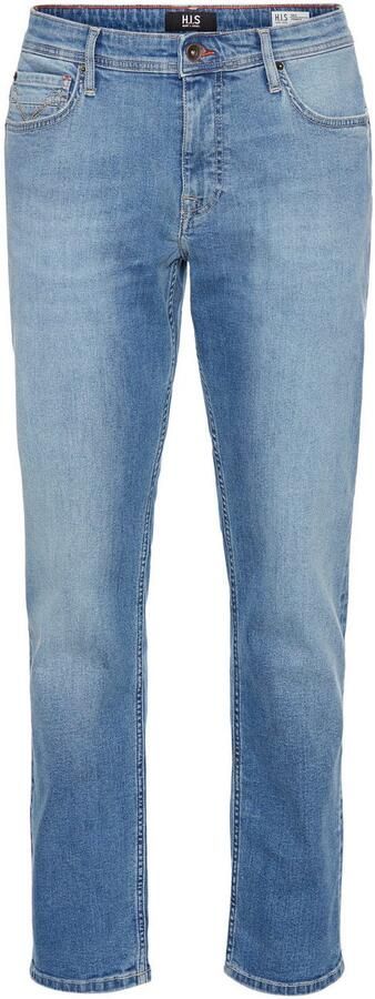 H.I.S Straight jeans NEW DALE rechte broek met used-effecten lage taille - Foto 5