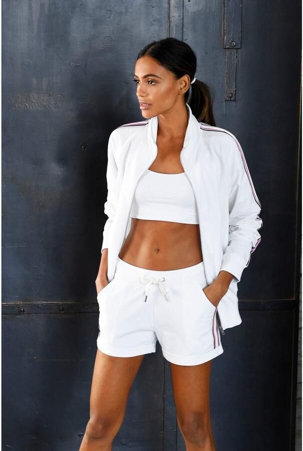 H.I.S Strandshort met tapestrepen opzij - Foto 4