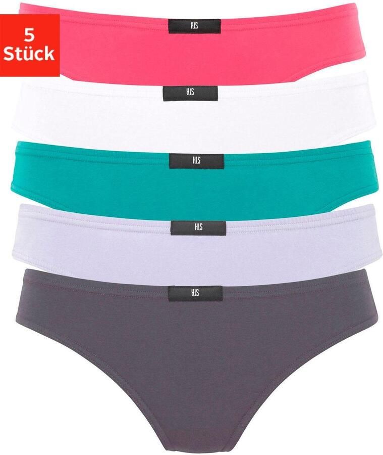 H.I.S String elastische katoenkwaliteit (5 stuks Set van 5) - Foto 4