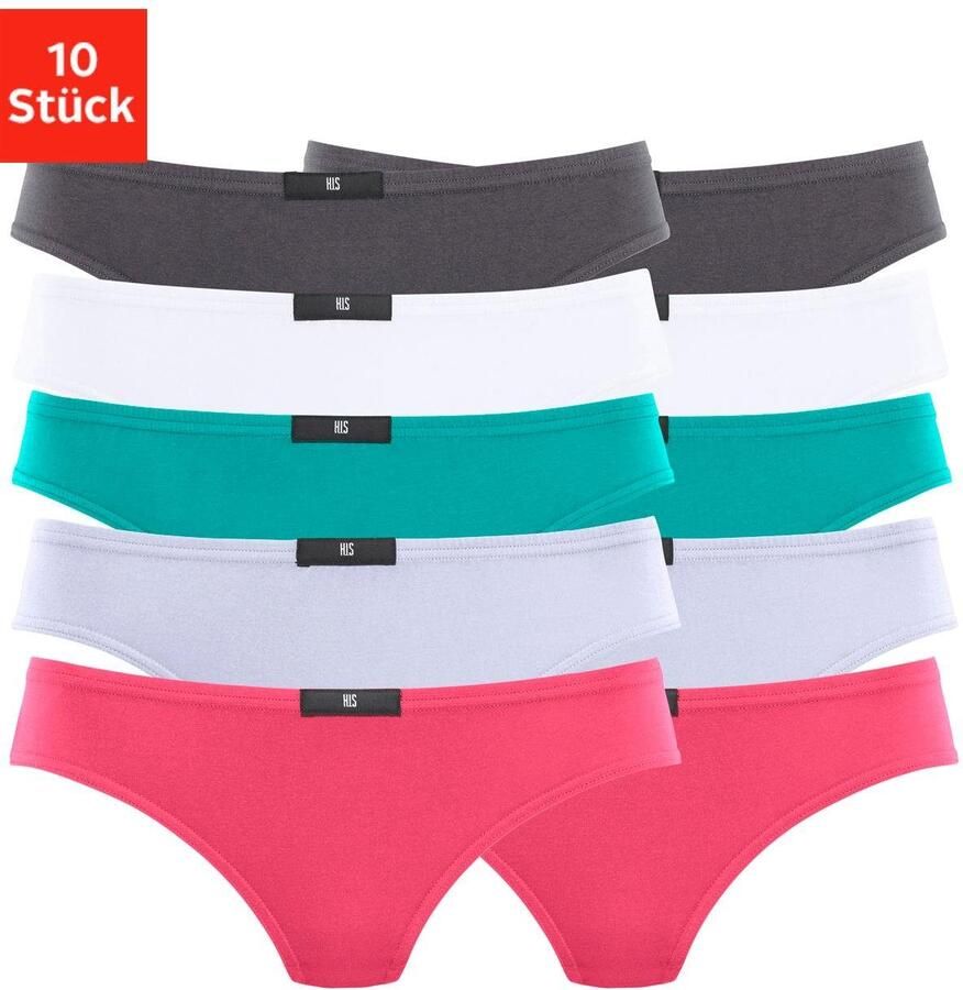 H.I.S String elastische katoenkwaliteit (set 10 stuks 10 stuks) - Foto 4