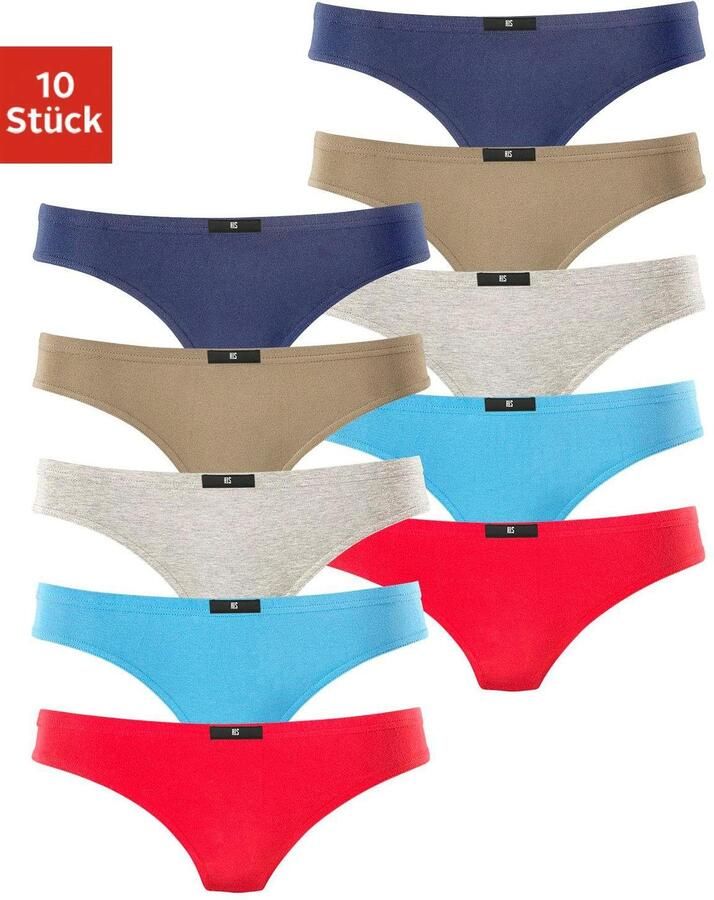 H.I.S String elastische katoenkwaliteit (set 10 stuks 10 stuks) - Foto 4