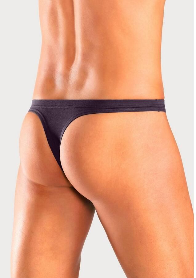 H.I.S String Heren onderbroek in katoen-stretchkwaliteit (set 5 stuks) - Foto 2