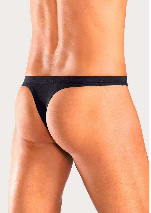 H.I.S String Heren onderbroek in katoen-stretchkwaliteit (set 5 stuks) - Foto 2